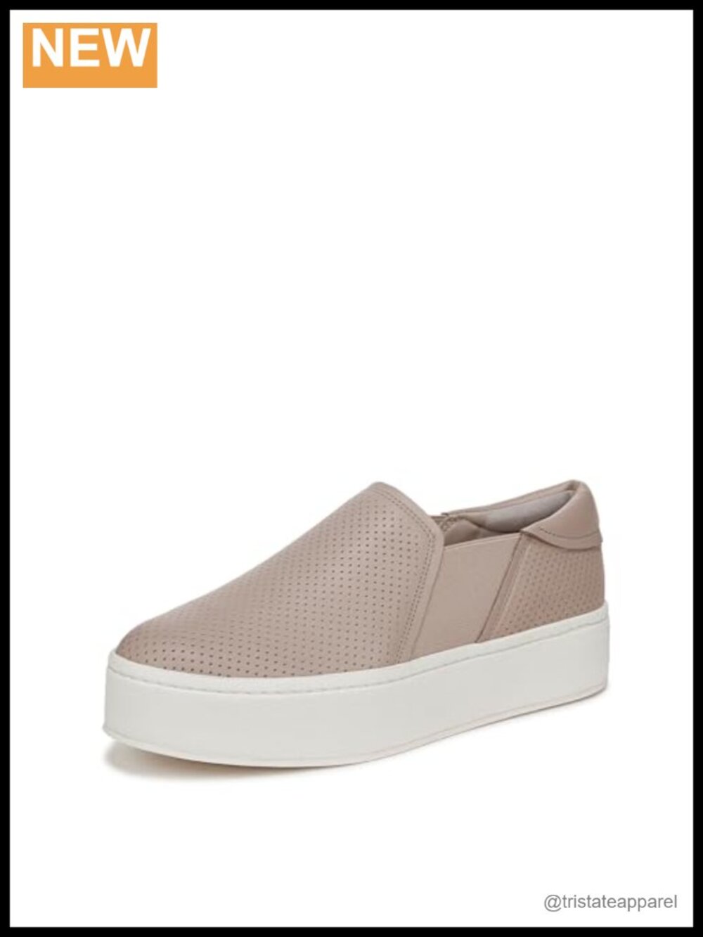 Warren Platform Slip-On Sneakers Leather Women's Casual Walking Shoes